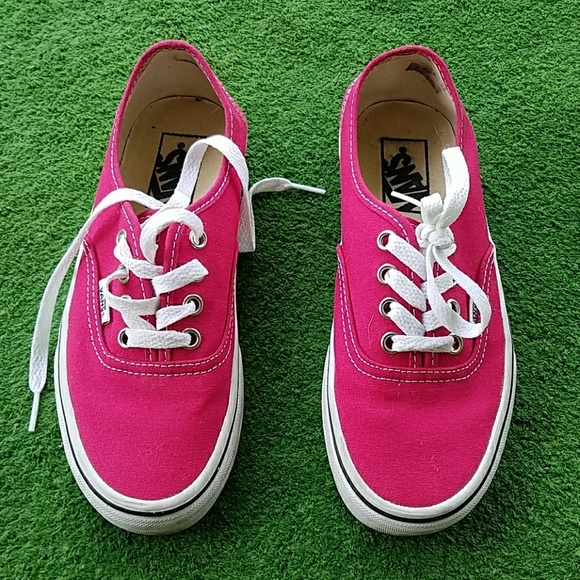 Vans Shoes - Vans Pink Off The Wall Tennis Shoes Size 6 VanPink